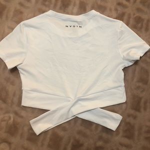 White NVGTN cross body t